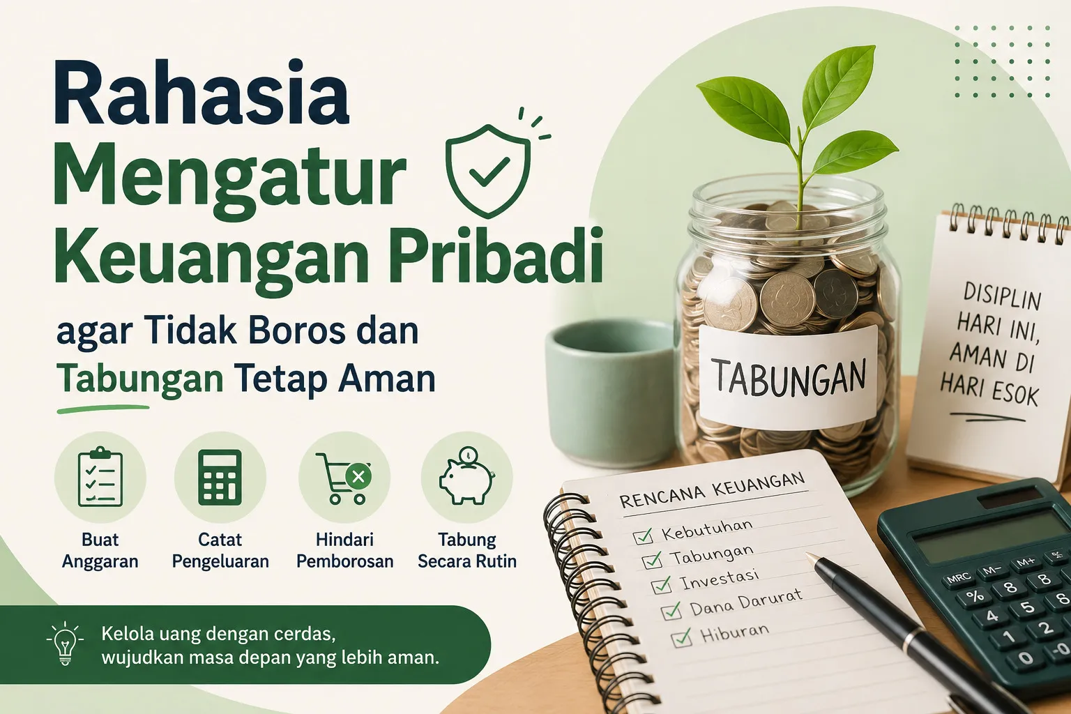 Rahasia Mengatur Keuangan Pribadi agar Tidak Boros dan Tabungan Tetap Aman