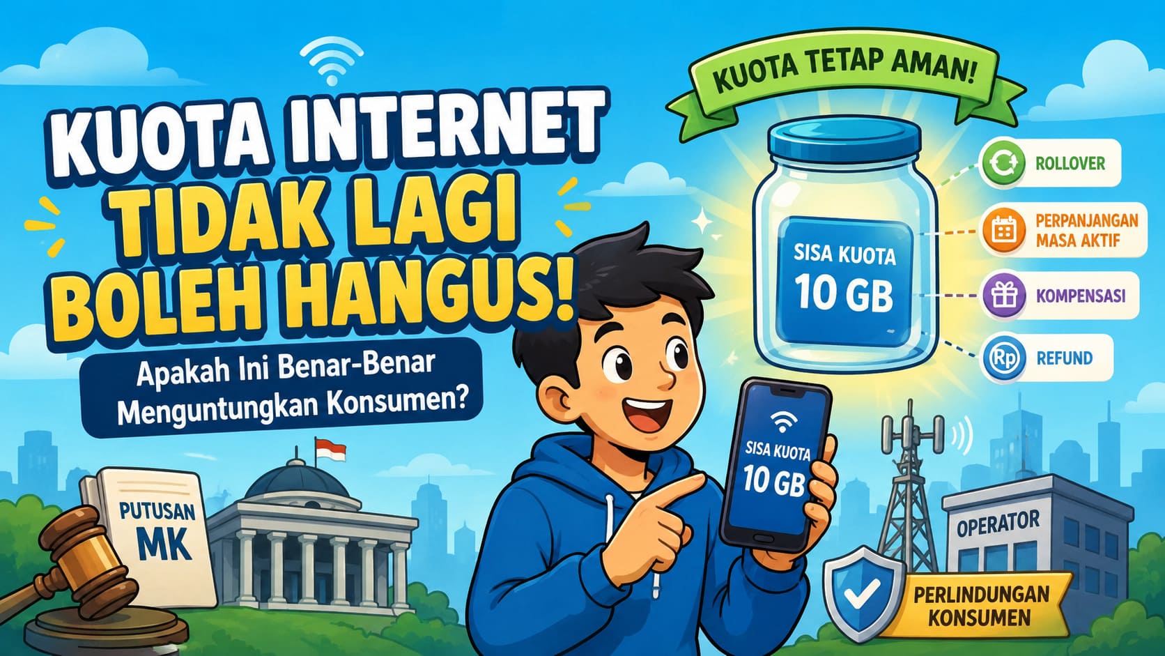 Kuota Internet Tidak Lagi Boleh Hangus: Apakah Ini Benar-Benar Menguntungkan Konsumen?