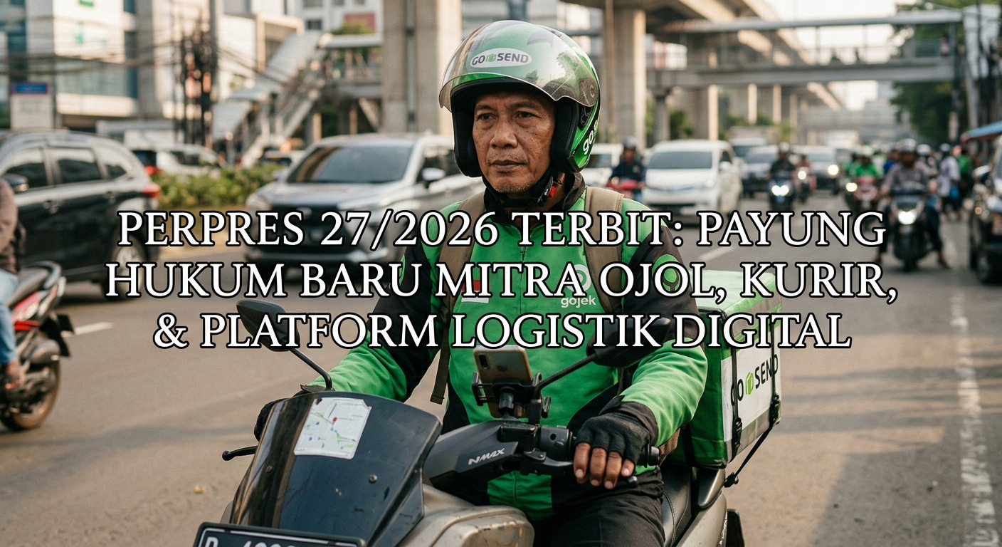 Perpres 27/2026 Terbit: Payung Hukum Baru Mitra Ojol, Kurir, & Platform Logistik Digital