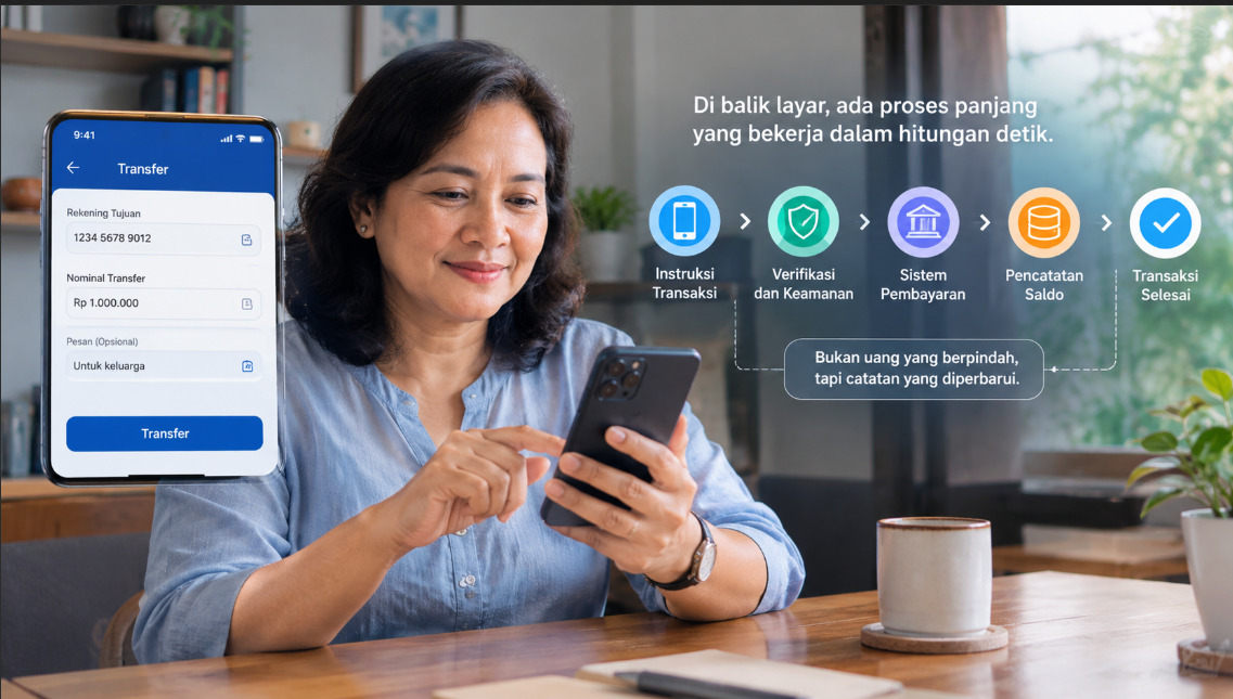 Uang Anda Sebenarnya Tidak “Bergerak” Saat Transfer Digital. Lalu Apa yang Terjadi?